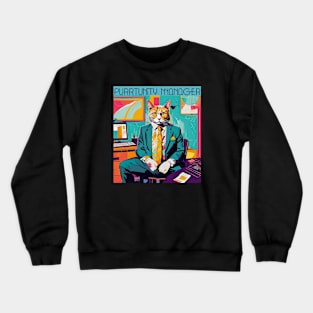 Purrtunity Manager Crewneck Sweatshirt